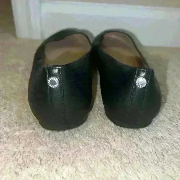 BCBG Black Leather Flats - Picture 3 of 4